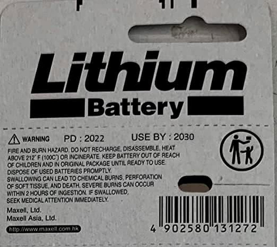 Micro Lithium Cell Battery CR2016 for Watches and Electronics 5 Pack