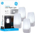 LED Night Lights Plug into Wall, Dusk to Dawn Sensor, Ambient Lighting, Dorm Room Essentials, Bathroom Décor, Smart Home, for Bedroom, Cool White, 55992, 4 Pack