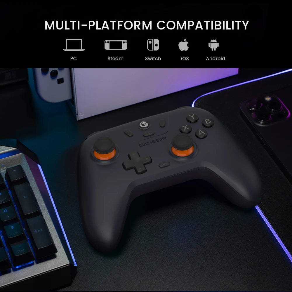 Gamesir T4 Nova Lite Wireless Gamepad Game Controller for Switch, Android, IOS, PC &amp; Steam Games Hall Effect Stick