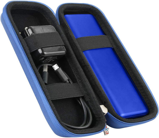 Hard Travel Case Replacement for Anker Powercore II 20100 Speed Quick Charge 3.0 20100Mah Portable Charger External Battery Power Bank (Blue)
